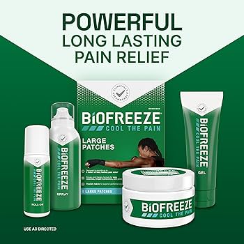 BIOFREEZE 冷却療法クリーム 110g×3本 Biofreeze Pain Relief Gel, Arthritis Pain Reliver, Knee